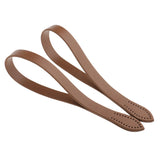 Maxbell 2 Pieces DIY Leather Purse Bag Handle Straps 60cm Tan