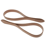 Maxbell 2 Pieces DIY Leather Purse Bag Handle Straps 60cm Tan