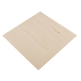 Maxbell Square Base MDF Wood Craft Blank Plaque Sign for DIY Crafts 200x200x1.5mm