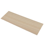 Maxbell Square Blank Wooden Pieces MDF Wood Craft for DIY Pyrography 1x100x310mm