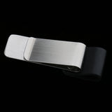 Maxbell PU Leather Pen Loop Metal Clip Style Journal Notebooks Bookmark Clip silver