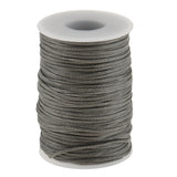 Maxbell 70 Meters Flat Line Waxed Thread For Leather Craft 1.2mm gray