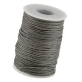 Maxbell 70 Meters Flat Line Waxed Thread For Leather Craft 1.2mm gray