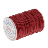 Maxbell 70 Meters Flat Line Waxed Thread For Leather Craft 1.2mm red