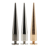 Maxbell 10pcs Rivet Cone Studs Rock Spikes Spots Leather Craft DIY Bullet Sliver