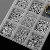 Maxbell Jewelry Making Starter Kit Tool Findings Components Storage Box Grey