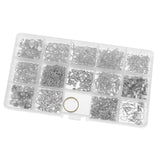 Maxbell Jewelry Making Starter Kit Tool Findings Components Storage Box Grey