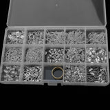 Maxbell Jewelry Making Starter Kit Tool Findings Components Storage Box Grey