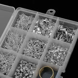 Maxbell Jewelry Making Starter Kit Tool Findings Components Storage Box Grey