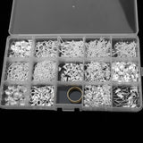 Maxbell Jewelry Making Starter Kit Tool Findings Components Storage Box Silver