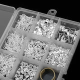 Maxbell Jewelry Making Starter Kit Tool Findings Components Storage Box Silver