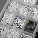 Maxbell Jewelry Making Starter Kit Tool Findings Components Storage Box Silver