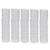 Maxbell 100pcs Clear Round Plastic Coin Capsules Container Storage Holder Case 22mm