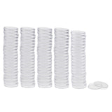 Maxbell 100pcs Clear Round Plastic Coin Capsules Container Storage Holder Case 22mm
