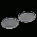 Maxbell 100pcs Clear Round Plastic Coin Capsules Container Storage Holder Case 22mm