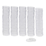 Maxbell 100pcs Clear Round Plastic Coin Capsules Container Storage Holder Case 22mm