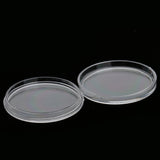 Maxbell 100pcs Clear Round Plastic Coin Capsules Container Storage Holder Case 30mm