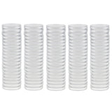 Maxbell 100pcs Clear Round Plastic Coin Capsules Container Storage Holder Case 30mm