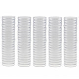 Maxbell 100pcs Clear Round Plastic Coin Capsules Container Storage Holder Case 38mm