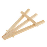 Maxbell 5pcs Mini Wooden Easel Display Painting Stand Card Canvas Holders 12.5x7cm
