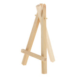 Maxbell 5pcs Mini Wooden Easel Display Painting Stand Card Canvas Holders 12.5x7cm