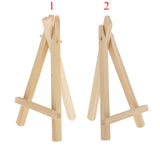 Maxbell 5pcs Mini Wooden Easel Display Painting Stand Card Canvas Holders 12.5x7cm