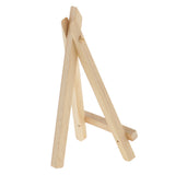 Maxbell 5pcs Mini Wooden Easel Display Painting Stand Card Canvas Holders 15x8cm