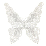 Maxbell Butterfly Neck Collar Applique Lace Trim Embroidered Sewing Patches White