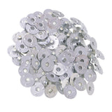 Maxbell 200 Pieces Metal Candle Wick Sustainers Tabs Base Candle Making 12.5x3mm
