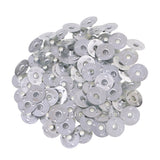Maxbell 200 Pieces Metal Candle Wick Sustainers Tabs Base Candle Making 12.5x3mm
