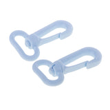 Maxbell 10 Pieces Resin Swivel Trigger Spring Snap Hooks Bag Clasps Lobster blue