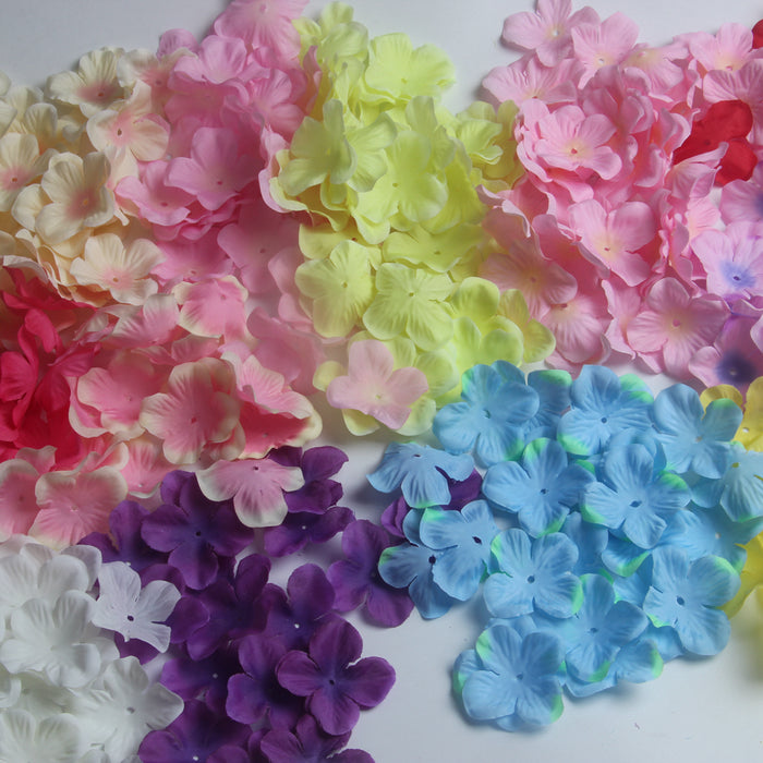 Maxbell 500pcs Artificial Rose Flower Petals for DIY Hair Bow Dress Craft  Mixed Color