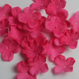 Maxbell 500pcs Artificial Rose Flower Petals for DIY Hair Bow Dress Craft  Rose red