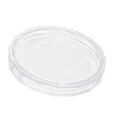 Maxbell 1 Piece Clear Polygon Plastic Coin Capsules Container Storage Holder 100mm