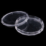 Maxbell 1 Piece Clear Polygon Plastic Coin Capsules Container Storage Holder 100mm