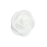 Maxbell 100pcs PE Foam Rose Flower Heads Artificial Rose Flowers White