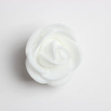 Maxbell 100pcs PE Foam Rose Flower Heads Artificial Rose Flowers White