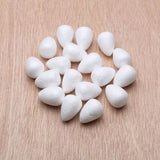 Maxbell DIY Silk Flowers Wire Mesh Materials Drop-shaped Foam Rose Bud Stamen 23mm