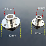 Maxbell 1 Set Rigid Flange Coupling Motor Guide Shaft Coupler Motor Connector 8mm