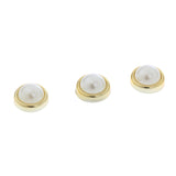 Maxbell 50pcs Pearls Rivet Studs Buttons for DIY Leather Bag Jeans  Normal 10mm