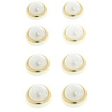 Maxbell 50pcs Pearls Rivet Studs Buttons for DIY Leather Bag Jeans  Normal 10mm