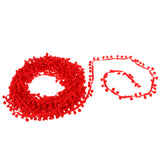 Maxbell 20 Yards 11mm Pom Pom Trim Ball Fringe Ribbon DIY Sewing Accessories red