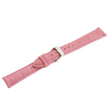 Maxbell PU Leather Watch Strap Watch Band Wristwatch Strap Replacement 18mm Pink