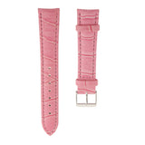 Maxbell PU Leather Watch Strap Watch Band Wristwatch Strap Replacement 18mm Pink