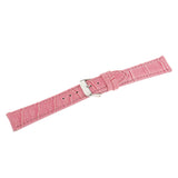 Maxbell PU Leather Watch Strap Watch Band Wristwatch Strap Replacement 18mm Pink