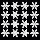 Maxbell 100 Pieces Cut Out Satin Drill Fabric Flower for Wedding Craft 45mm White