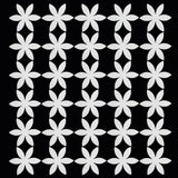 Maxbell 100 Pieces Cut Out Satin Drill Fabric Flower for Wedding Craft 45mm White