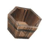 Maxbell Wooden Bucket Pot Flower Planter Barrel Patio Garden Outdoor Home Decor #3 M