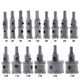 Maxbell Carbide Tip Tool Stainless Steel Drill Bit Metal Mirror Cutter Hole Saw 18mm