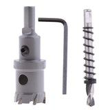 Maxbell Carbide Tip Tool Stainless Steel Drill Bit Metal Mirror Cutter Hole Saw 26mm